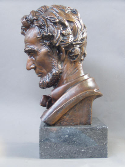 Lincoln Bust - Artist Augustus Saint Gauden`s